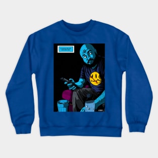 Stag Art Studios "Dr. Camacho" illustration (digital) Crewneck Sweatshirt